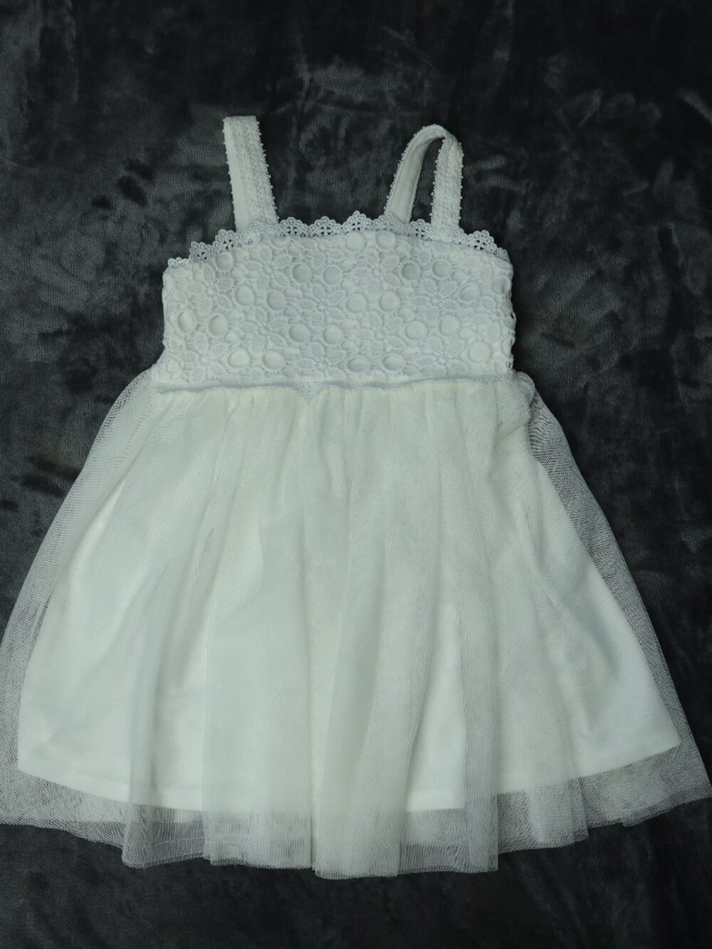 Lilt Toddler Girls White Lace Bodice Tulle Dress Flower Girl Easter 4T